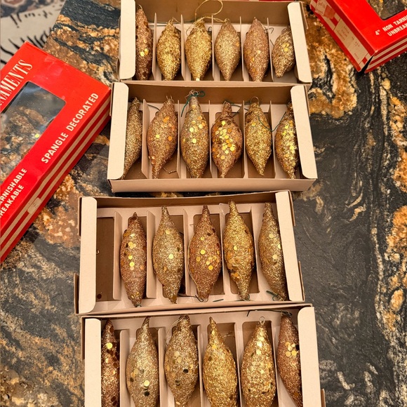 Vintage Christmas Ornaments from Spot-Lite Made in Japan 4 boxes - Picture 7 of 9